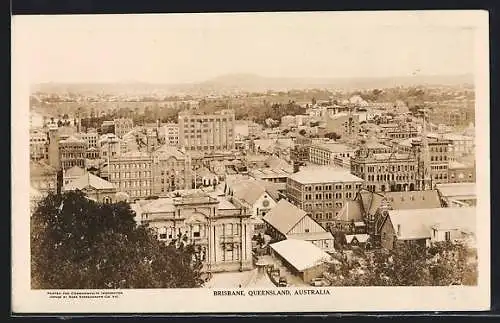 AK Brisbane /Queensland, Stadtansicht mit Perry Bros. Ltd.