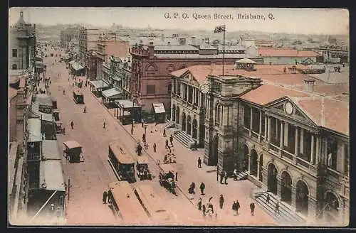 AK Brisbane /Q., G. P. O. Queen Street