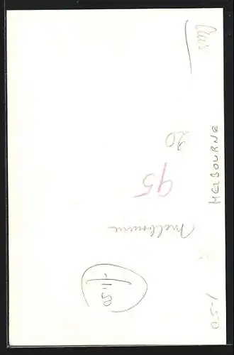 Foto-AK Melbourne, Strassenpartie mit Autos