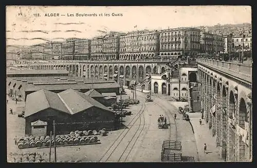 AK Alger, Les Boulevards et les Quais