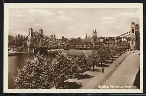 AK Breslau, An der Freiheitsbrücke