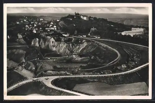 AK Annaberg, Blick auf Dorf, Kloster und Pilgerheim