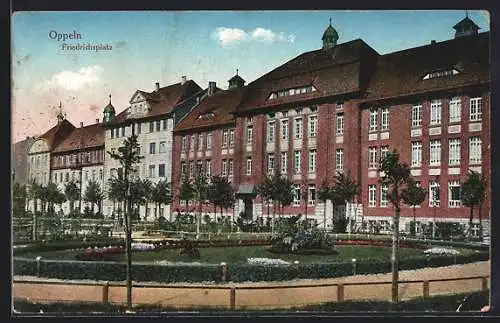 AK Oppeln, Garten am Friedrichsplatz