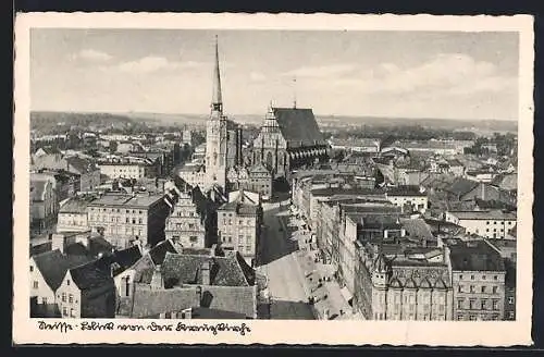 AK Neisse, Blick von der Kreuzkirche