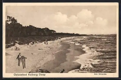 AK Kolberg Deep, Partie am Strand