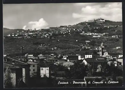 AK Cortona, Panorama di Camucia e Cortona