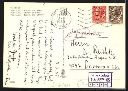 AK Gabicce, Panorama, Alberghi e spaggia