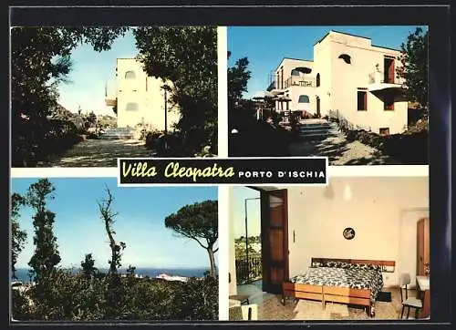 AK Ischia, Porto d`Ischia, Villa Cleopatra, Via dello Stadio