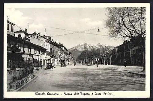 AK Rivarolo Canavese, Piazza dell`Impero e Corso Torino