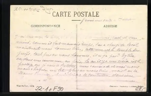 AK Foussemagne, La Sinagogue