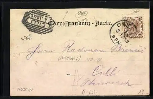 AK Wien, Restaurant Josef Janetschek Zum Rothen Rössel