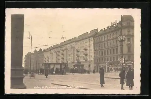 AK Wien, Haltestelle, Rennweg, Obere Bahngasse