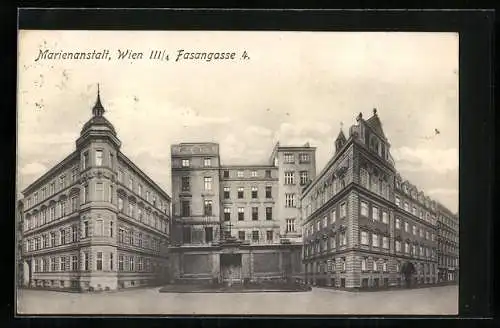 AK Wien, Marienanstalt, Fasangasse 4