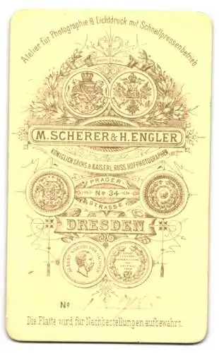 Fotografie M. Scherer & H. Engler, Dresden, Prager-Str. 34, Junge Dame mit zeitgenössischer Frisur