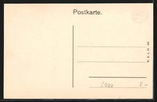 AK Hamburg, Jungfernstieg mit Alsterarkaden und Strassenbahn