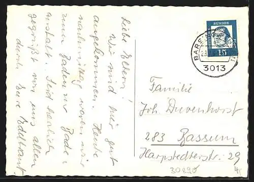 AK Barsinghausen am Deister, Nieders. Fussball-Verbandsheim, Kloster, Deister-Freilicht-Bühne