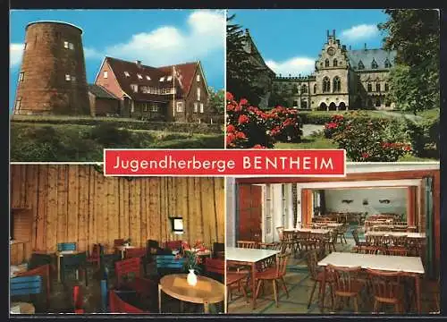 AK Bentheim, Jugendherberge, Innen- und Aussenansichten