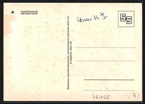 AK Bentheim, Jugendherberge, Innen- und Aussenansichten