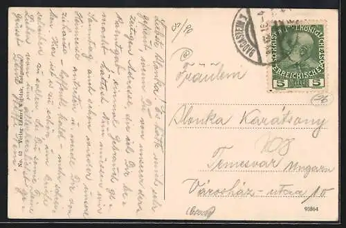 AK Badgastein, Kaiser Wilhelm-Denkmal
