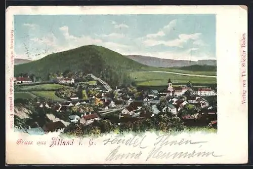 AK Alland, Blick über den Ort