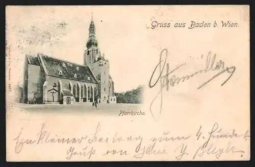 AK Baden bei Wien, Die Pfarrkirche