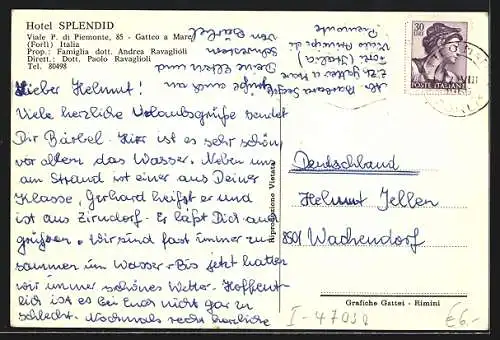 AK Gatteo a Mare, Hotel Splendid