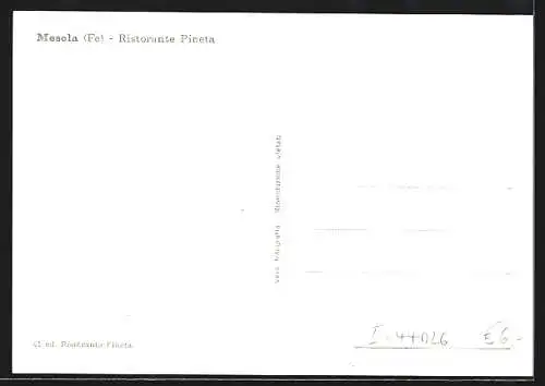AK Mesola /Fe, Ristorante Pineta