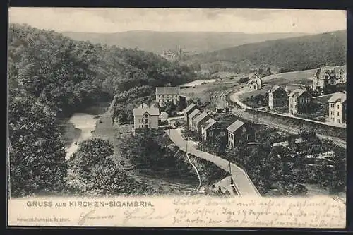 AK Kirchen-Sigambria, Totalansicht