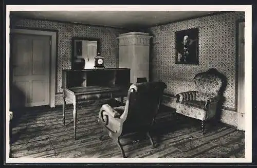 Foto-AK Deutscher Kunstverlag, Nr.: Paretz, Schloss, Arbeitszimmer Friedrich Wilhelms IV.