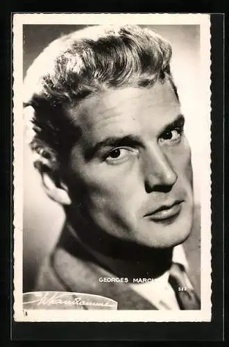 AK Schauspieler Georges Marchal, Portrait