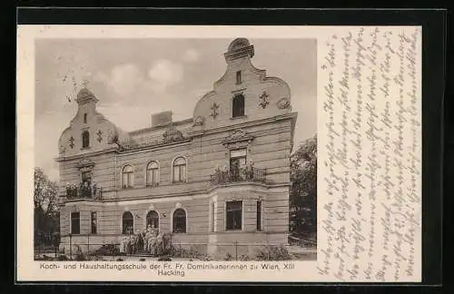 AK Wien, Hacking, Koch- und Haushaltungsschule der Fr. Fr. Dominikanerinnen