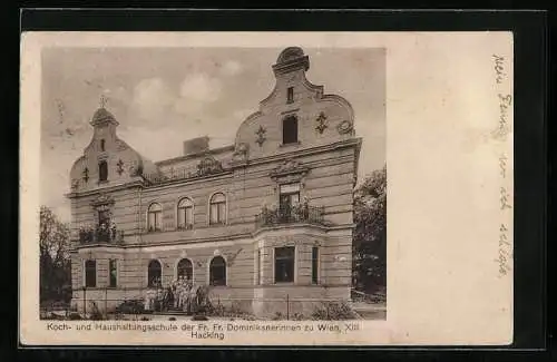 AK Wien, Hacking, Koch- und Haushaltungsschule der Fr. Fr. Dominikanerinnen