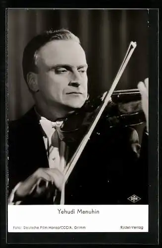AK Musiker Yehudi Menuhin in Sabine und die 100 Männer