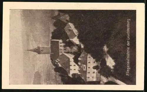 Notgeld Kahla, 1923, 50 Pfennig, Generalfeldmarschall von Hindenburg, Leuchtenburg bei Kahla
