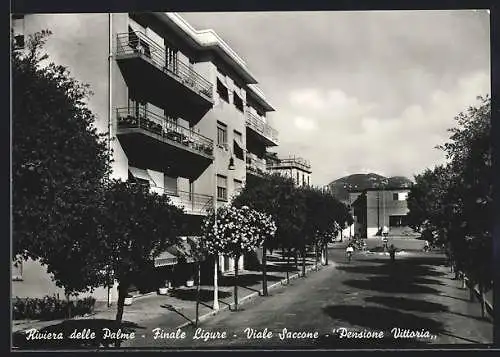 AK Finale Ligure, Riviera delle Palme, Viale Saccone, Pensione Vittoria