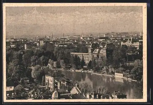 AK Torino, Panorama mit Flusspartie