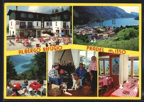 AK Molveno /Tn., Albergo Rifugio Pradel