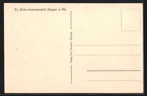 AK Speyer a. Rh., Ev. Diakonissenanstalt, Richardstift