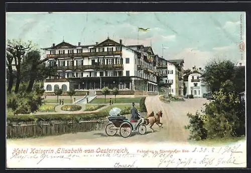 AK Feldafing a. Starnberger See, Hotel Kaiserin Elisabeth von Oesterreich