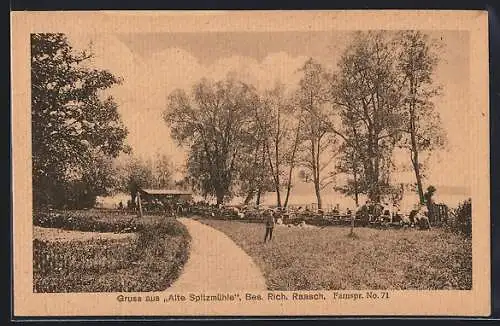 AK Strausberg, Gasthaus Alte Spitzmühle