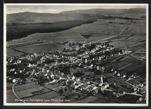 AK Ebnat a. d. Härtsfeld, Ortsansicht vom Flugzeug aus