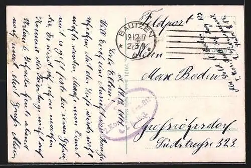 AK Bautzen, Partie an der Spree