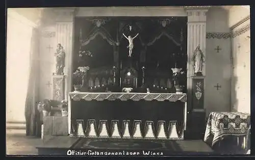 AK Wiesa / Zschopautal, Offizier-Gefangenenlager, Altar