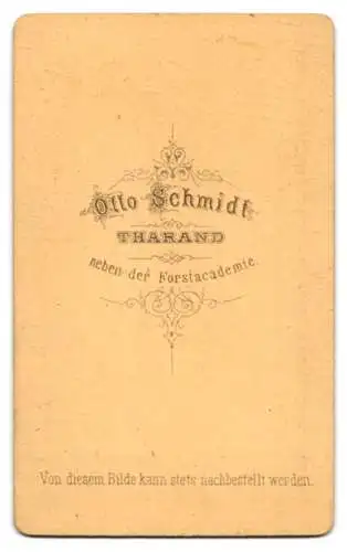 Fotografie Otto Schmidt, Tharand, Eleganter Herr mit Zwirbelbart