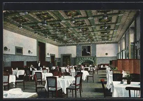 AK Wiesbaden, Neues Kurhaus, Restaurant Biersalon