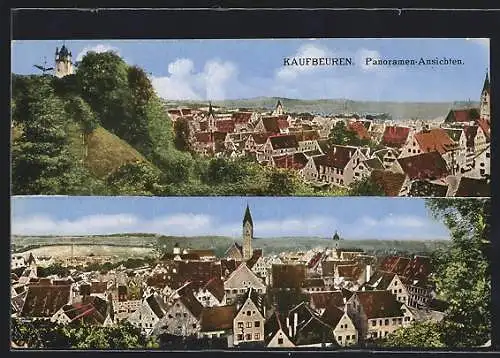AK Kaufbeuren, Panoramen-Ansichten