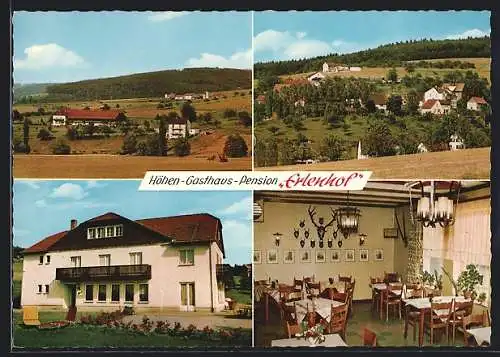 AK Erlenbach bei Erbach, Höhen-Gasthaus Erlenhof, Bes. Familie Heilmann