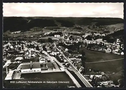 AK Reichelsheim /Odenwald, Ortsansicht aus der Vogelschau