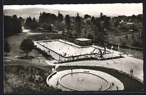 AK Reichelsheim im Odenwald, Badegäste im Freibad