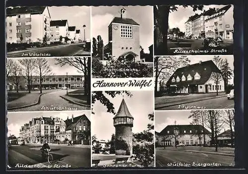 AK Hannover-Wülfel, Gasthof Wülfeler Biergarten, Jägerhaus, Schützenhaus, Im Wölpfelde, Hildesheimer Strasse
